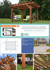Backyard Discovery 12' by 10' Cedar Pergola 6214 - Colorland Toys